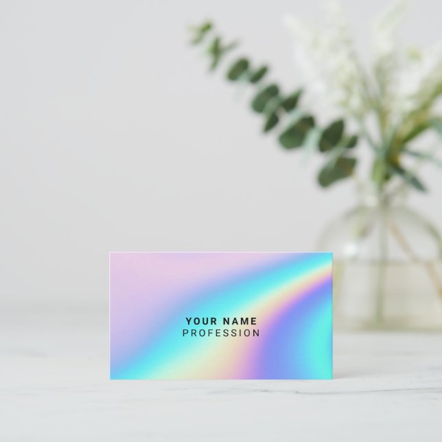Custom Holographic Business Card | Zazzle