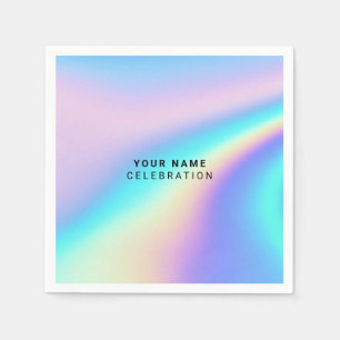 Custom Holographic Elegant Napkins