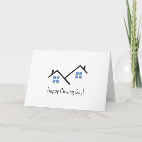 Custom Home Happy Closing Day Note Card