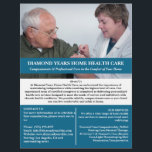 Custom Home Health Care  Flyer<br><div class="desc">This custom Home Health Care Flyer design is the ultimate tool for showcasing your professional services in a clear, organized, and approachable format. Crafted with a clean and modern layout, this flyer ensures potential clients can easily access and understand the essential details about your home health care services, qualifications, and...</div>