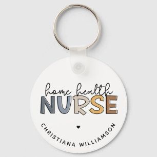 Custom Home Health Nurse Appreciation Gifts Keychain