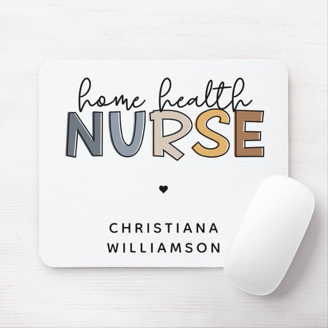 Custom Home Health Nurse Appreciation Gifts Mouse Pad (With Mouse)