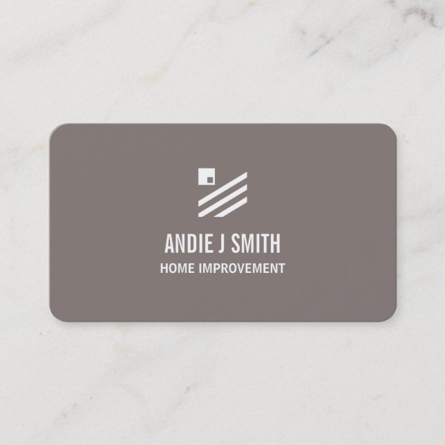 Custom Home Improvement Remodeling Business Card (Front)