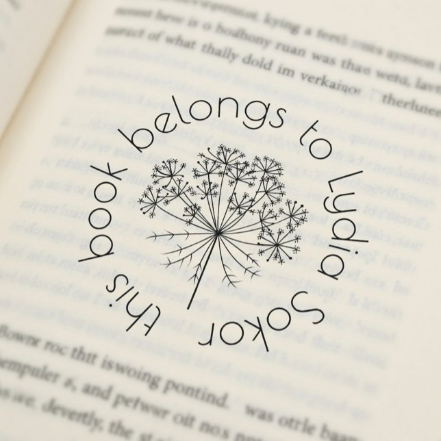 Custom Home Library Self-inking Stamp (Creator Uploaded)