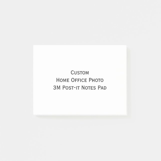 Custom Home Office Photo 3M ToDo Notes Pad (Front)