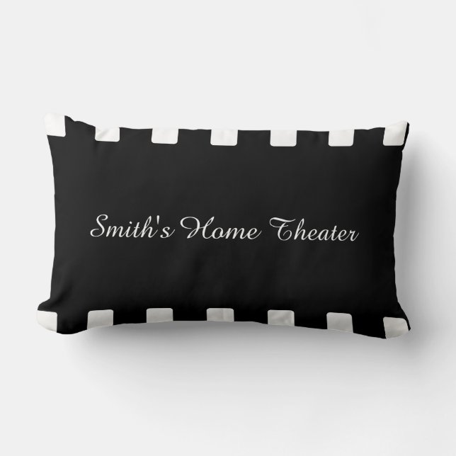 Custom Home Theater Pillow (Front)