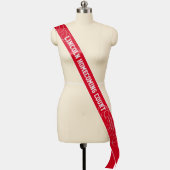 Custom Homecoming | Event Party Sash (Mannequin)