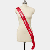 Custom Homecoming Queen | Event Party Sash (Mannequin)