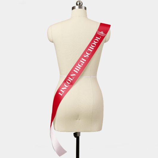 Custom Homecoming Queen | Event Party Sash (Mannequin)