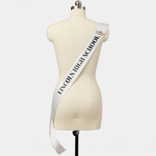 Custom Homecoming Queen | Event Party Sash (Mannequin)