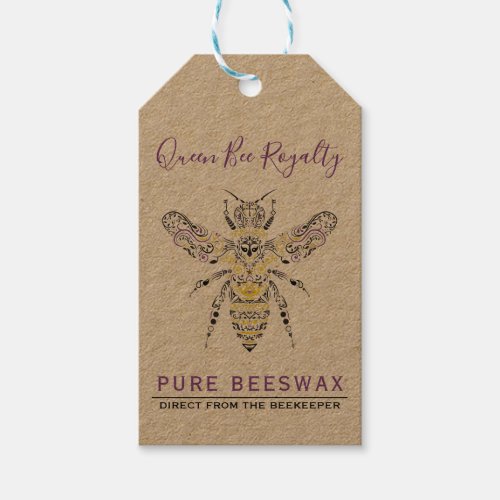 Custom Homemade Beeswax Labels
