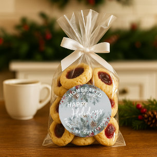 Custom Homemade Christmas Cookies Label Roll