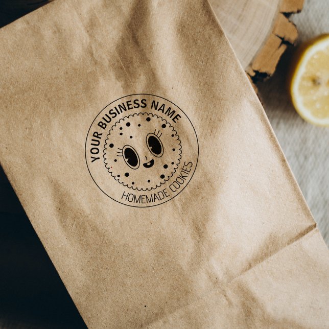 Custom Homemade Cookies Small Business Rubber Stamp (Creator Uploaded)