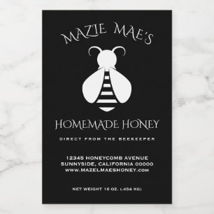 Custom Homemade Honey Food Label