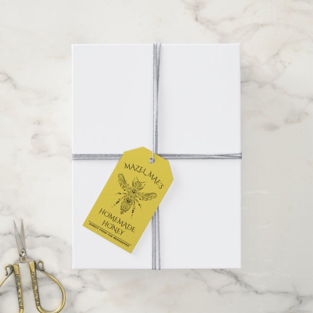 Custom Homemade Honey Labels (With Twine)