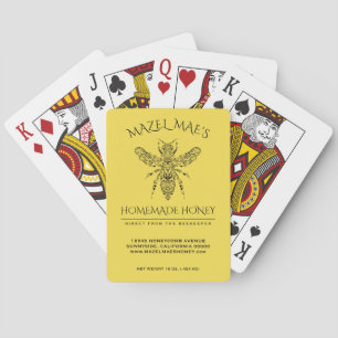 Custom Homemade Honey Poker Cards