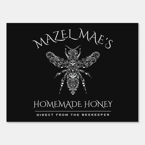 Custom Homemade Honey Sign