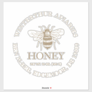 Custom Honey Business Promotional Sticker