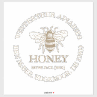 Custom Honey Business Promotional Sticker