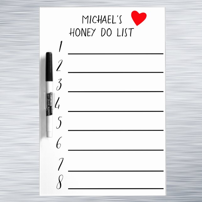 Custom Honey Do List Reusable Notes Dry Erase Board (Creator Uploaded)