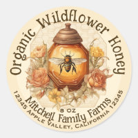 Custom Honey Sticker