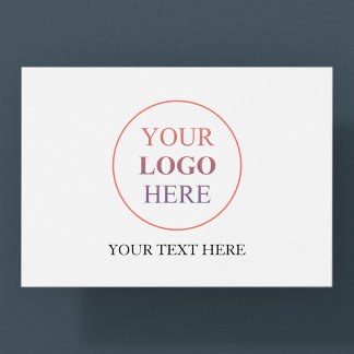 Custom Horizontal Logo – No Minimum Order Postcard