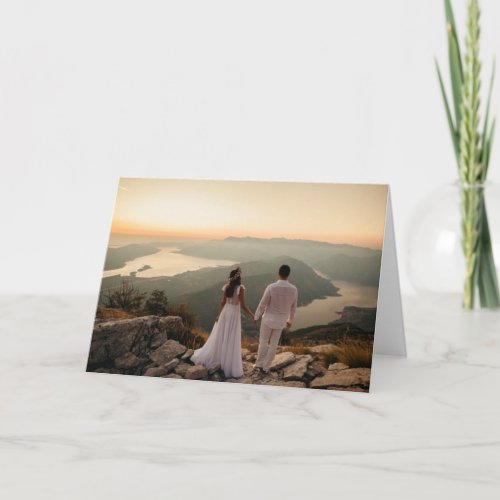 Custom Horizontal Photo Greeting Cards