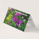 Custom Horizontal Tent Fold Folded Business Card
