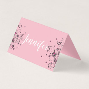 Custom Horizontal Tent Fold Folded Card