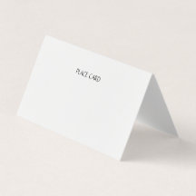 Custom Horizontal Tent Fold Folded Card $14.95 per