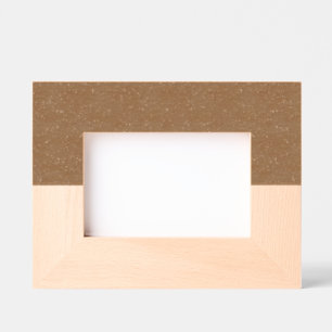 Custom Horizontal Wood Frame – Walnut & Maple Engraved Frames