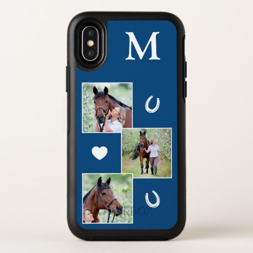 Custom Horse Equestrian Animal Photo OtterBox Symmetry iPhone XS Case