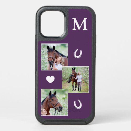 Custom Horse Equestrian Photo OtterBox Symmetry iPhone 12 Case