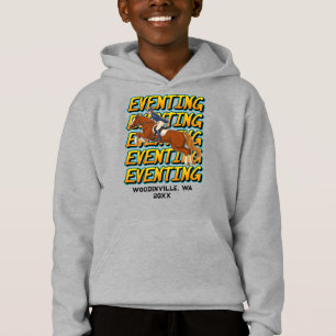 Custom Horse Eventing Event or Location Date Name Hoodie