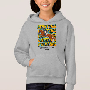 Custom Horse Eventing Event or Location Date Name Hoodie