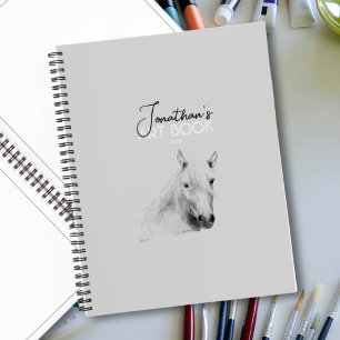 Custom Horse Lovers  Notebook