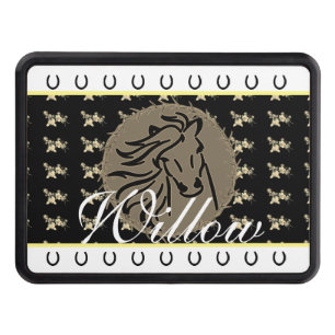 Custom Horse Name Trailer Hitch Cover