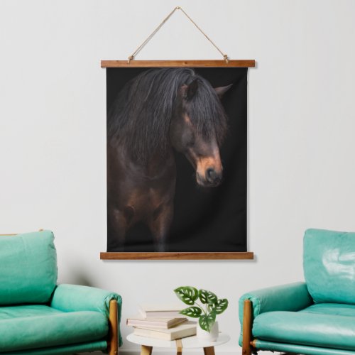 Custom Horse Photo Pet Portrait Memorial Keepsake Hanging Tapestry