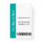 Custom Hospital Medical Employee Photo Teal ID