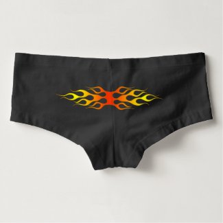 Custom Hot Flame on Sexy Undergarment