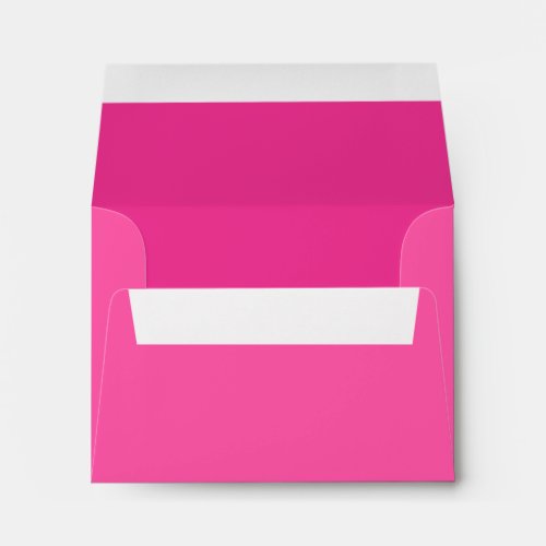 Custom Hot Pink Envelope w Pre_Printed Address