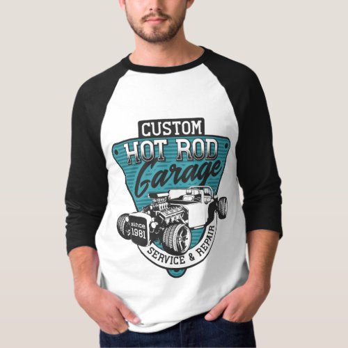 Custom Hot Rod _ Garage Service    T_Shirt