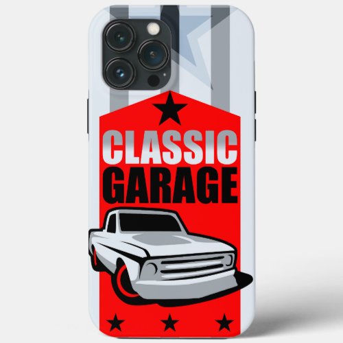 Custom Hot Rod Pickup iPhone 13 Pro Max Case