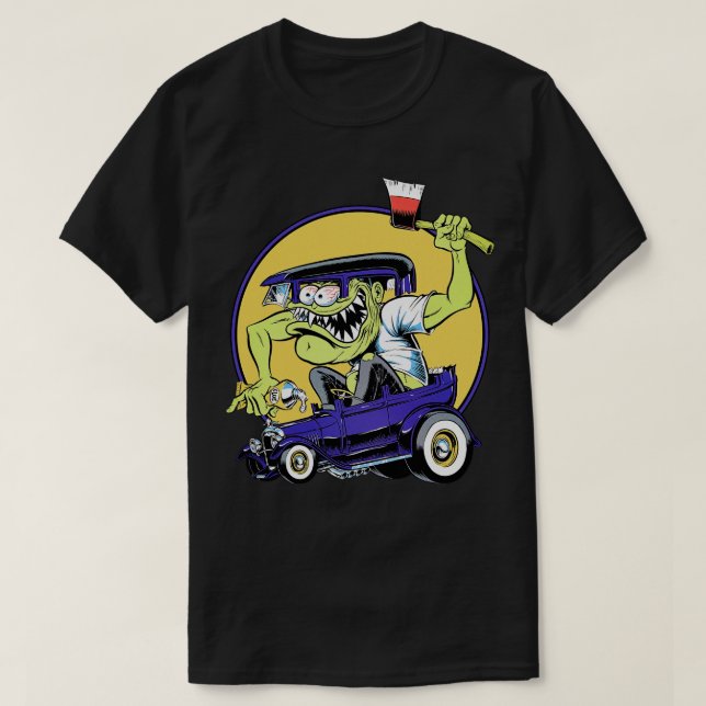 CUSTOM HOT ROD T-Shirt (Design Front)