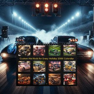 Custom Hot Rods for Every Holiday 20XX Calendar