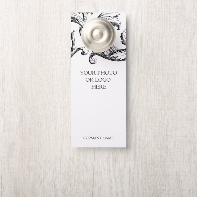 Custom Hotel Resort Business  Door Hanger (On Knob)