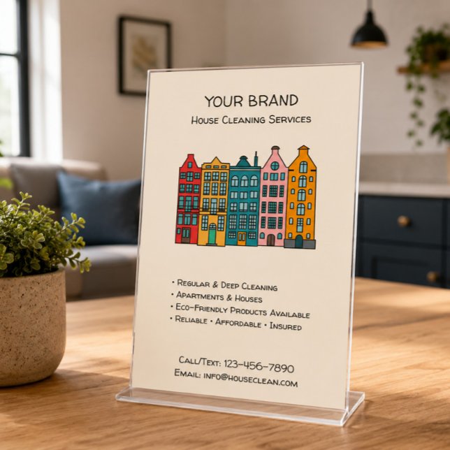 Custom House Cleaning Services QR Flyer (Creator Uploaded)