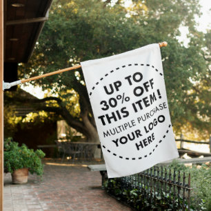 Custom House Flag 30% OFF Bulk Buy Discount