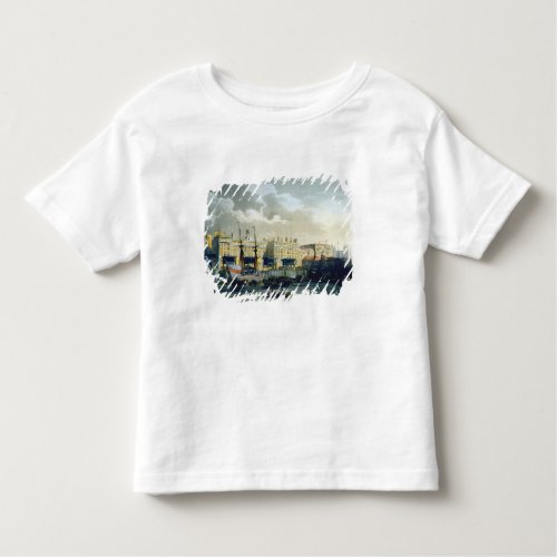 Custom House from the River Thames from Ackermann Toddler T_shirt