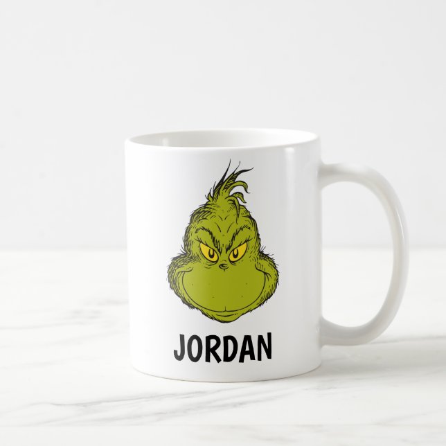 Custom How Grinch Stole Christmas Classic Grinch Coffee Mug (Right)